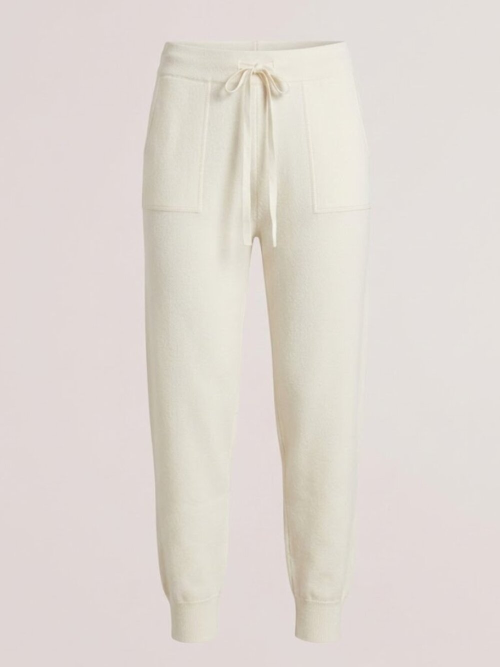 J. Crew Knit Cotton and Cashmere Jogger in Size Small Ivory NWT